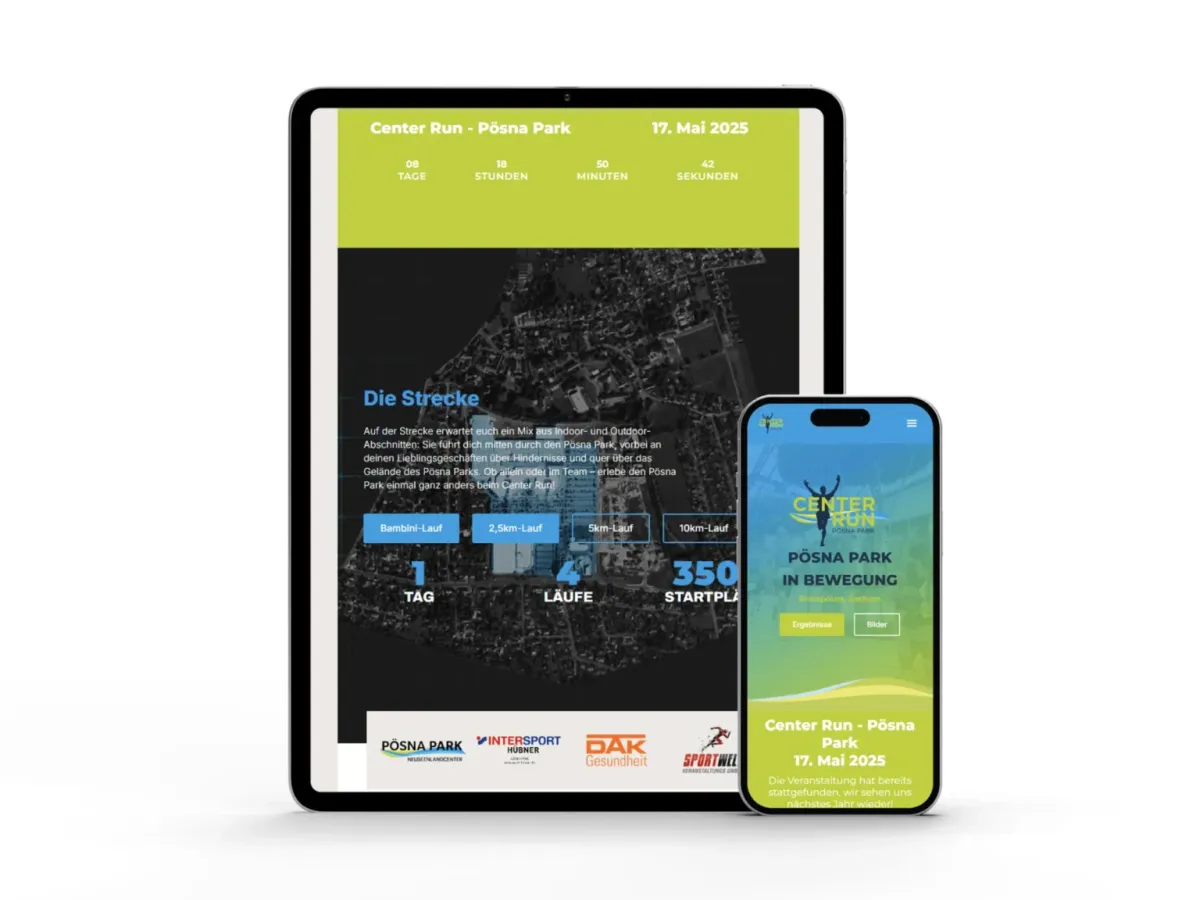 Website Center Run