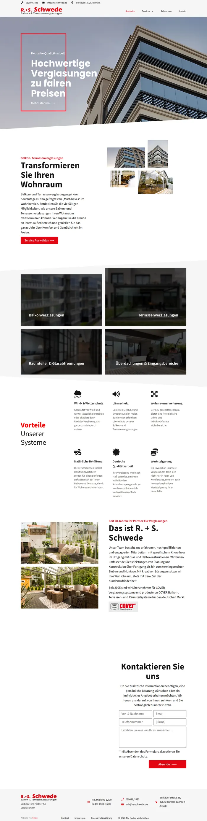 Website R. + S. Schwede